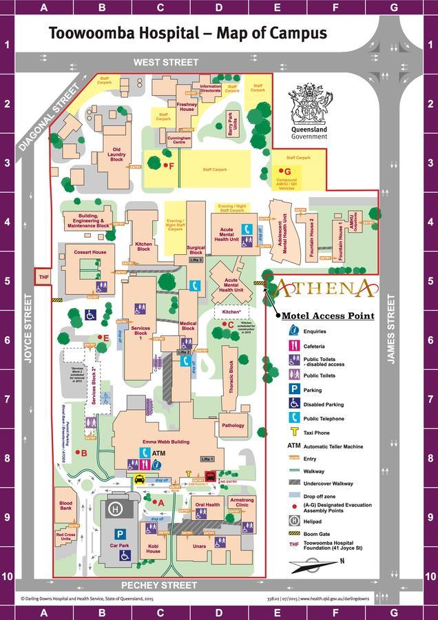 Athena Motel Apartments Toowoomba Luaran gambar